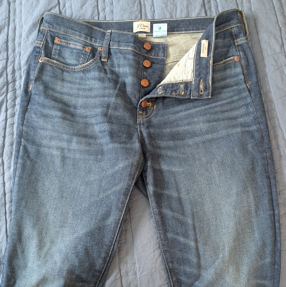 J.Crew Tall 9" high-rise Toothpick Jean